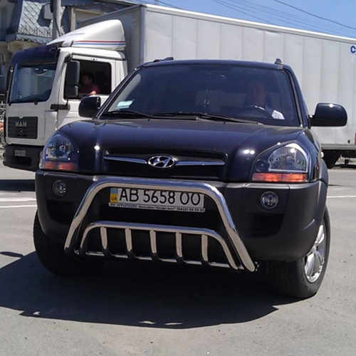 Кенгурятник подвійний на Hyundai Tucson 2004-