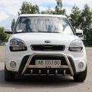 Кенгурятник з написом і грилем D60 для Кіа Сол 2009- (WT004)