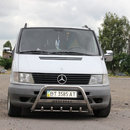 Кенгурятник з написом і грилем D60 для Мерседес Віто 1996-2003 (WT004)