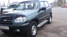 Пороги лист нержавійка для Шевроле Нива 08-