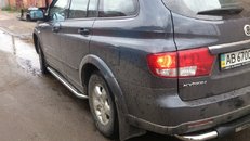 Пороги лист нержавійка для Ssang Yong Kyron 07+