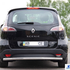 Захист заднього бампера для Renault Scenic III 2009+