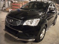 Передняя защита Can otomotiv для Korando New 2010-2013