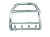 Кенгурятник високий з двома перемичками і грилем для Toyota Rav-4 2006-2012