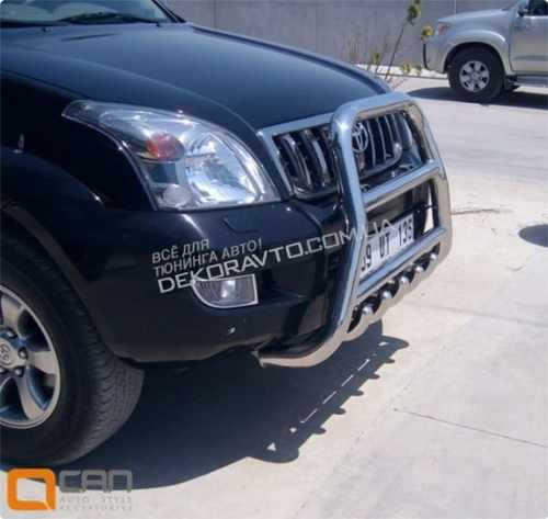 Кенгурятник високий Can otomotiv для Toyota Land Cruiser 200