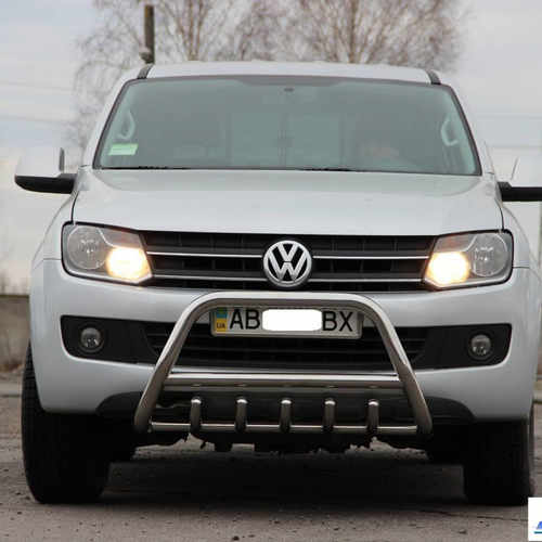 Кенгурятник з перемичкою і грилем D60 для VW Amarok 2010+