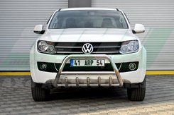 Кенгурятник з перемичкою і грилем D60 для VW Amarok 2010+