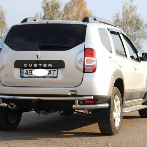 Захист заднього бампера для Renault Duster 2010+