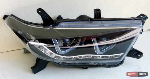 Передні світлодіодні LED фари V1 для Toyota Highlander 2010+