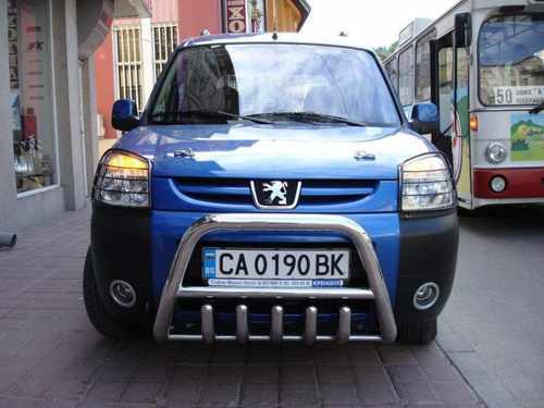 Кенгурятник діаметр 60 мм для Peugeot Partner 1996-2008