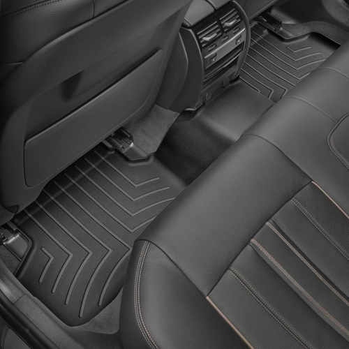 Килимки в салон для BMW 5 2017 - G30 з бортиком, чорні, задні 4410892