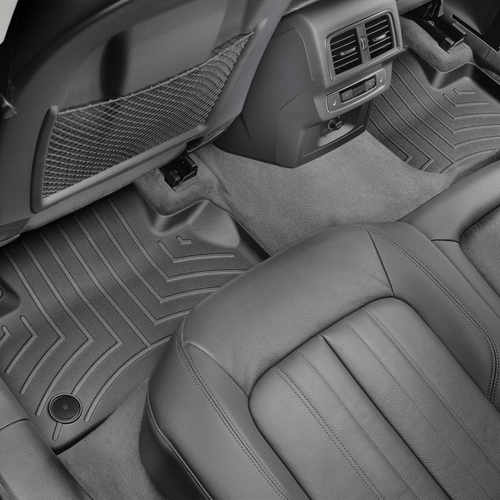 Килимки в салон для Audi Q5 2017 - з бортиком чорні, задні 4411462