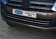 Хром накладки на передній бампер (нерж.) 2 шт. Omsa для Amarok