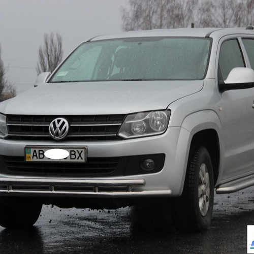 Передій захист подвійний для VW Amarok