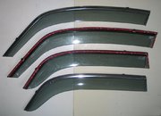 Дефлектори вікон вітровики з хром вставкою (нерж.) для Suzuki SX-4 2006-2014