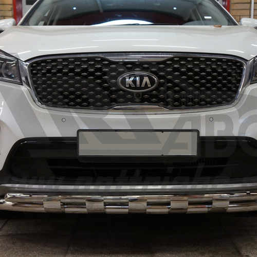 Захист переднього бампера Kia Sorento Prime 2015+ (Shark) d 60/42