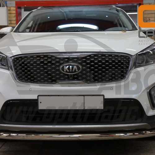 Захист переднього бампера Kia Sorento Prime (2015-) (одинарний) d 60