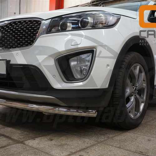 Захист переднього бампера Kia Sorento Prime (2015-) (одинарний) d 60
