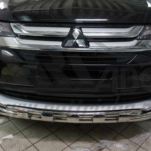 Захист переднього бампера Mitsubishi Outlander 2015+ (Shark) d 60/42