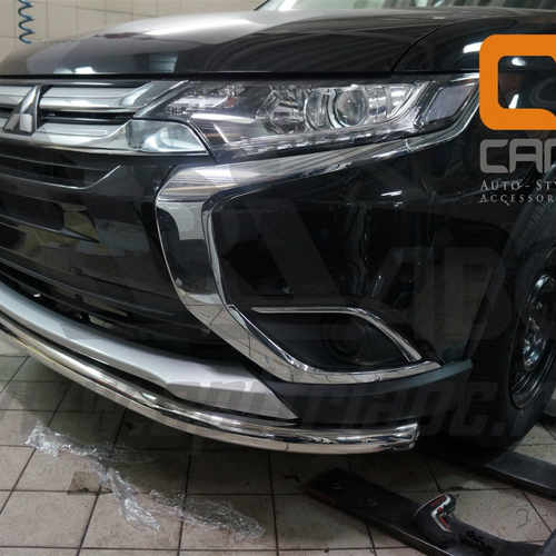 Захист переднього бампера Mitsubishi Outlander 2015+ (одинарний) d 60