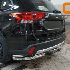 Захист заднього бампера Mitsubishi Outlander 2015+ (куточки) d 60/42
