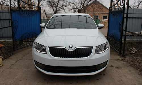 Передні фари p LED DRL для Skoda Octavia A7 2013-2017
