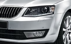 Передние фары с LED DRL для Skoda Octavia A7 2013-2017