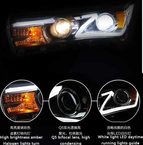 Передні LED фари DRL для Toyota Corolla 2013+