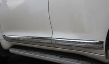 Молдинги на двері хром ABS для Toyota Prado 150, Lexus GX