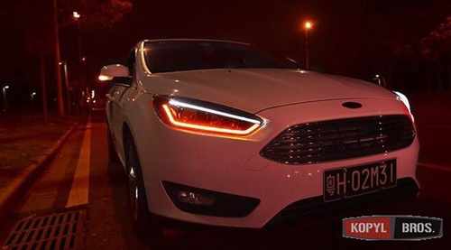 Передні світлодіодні LED фари для Ford Focus 2015+ (PW V1)