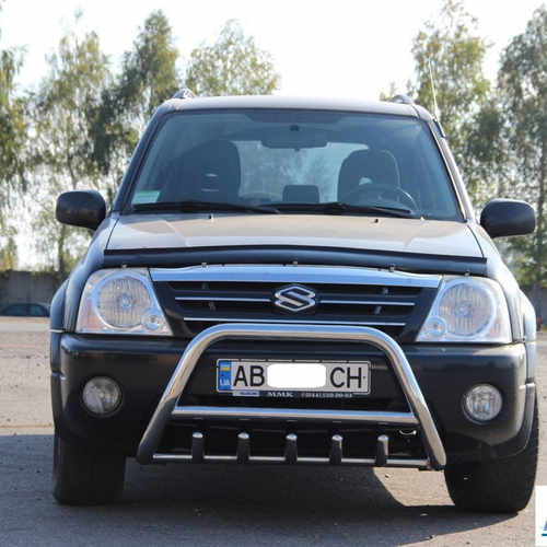 Кенгурятник з перемичкою і грилем D60 для Suzuki Grand Vitara 1997-2005