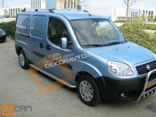 Бічні Пороги Can otomotiv майданчик для Fiat Doblo 2010+ довга база
