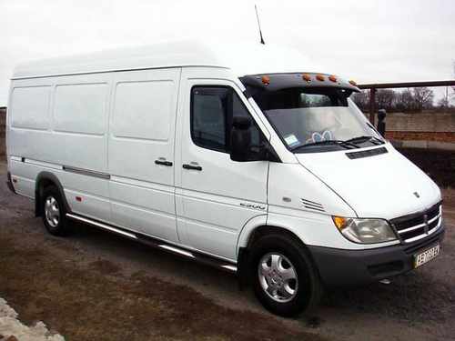 Пороги труба на Mercedes Sprinter W901-903 (Спринтер) 1995-2006 середня база