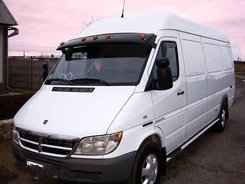 Пороги труба на Mercedes Sprinter W901-903 (Спринтер) 1995-2006 середня база