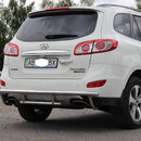 Захист заднього бампера подвійна для Hyundai Santa Fe 06-