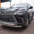 Захист переднього бампера Lexus LX (2015-) (подвійний) d60/60