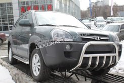 Кенгурятник с грилем для Hyundai Tucson