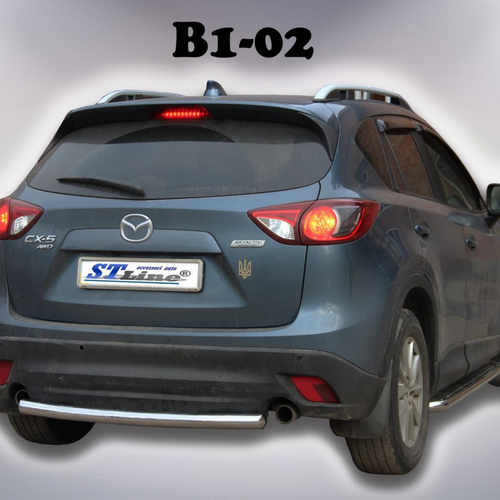 Захист заднього бампера 60 мм для Mazda CX-5 2012-2016
