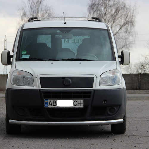 Захист бампера одинарний d60 для Fiat Doblo 2000-2010