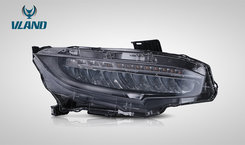 Передние LED фары Honda Civic 10 2016+