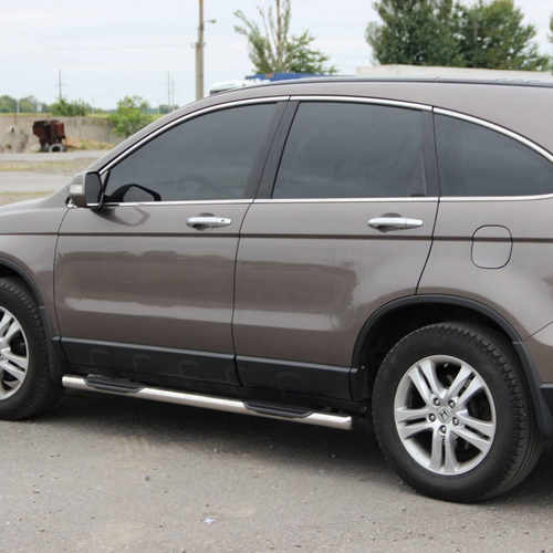 Пороги труба нерж. для Honda CR-V 2006-2013 /Ø60