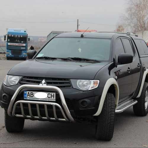 Кенгурятник з гратами для Mitsubishi L-200 2006-2010