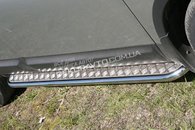 Пороги з листом для Qashqai майданчик з алюмінієвим листом d42