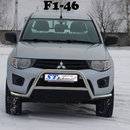 Кенгурятник з бічним захистом бампер для Mitsubishi L-200 2006-2010