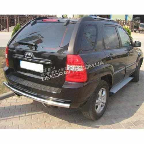 Задня захист пряма труба Can otomotiv для Sportage/Tucson 2004-2009
