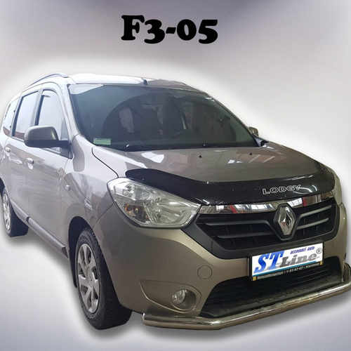 Передій захист одинарний d60 для Renault Lodgy 2013+