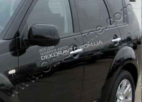 Хром накладки на ручки Omsa Line для Mitsubishi Outlander XL 2007+