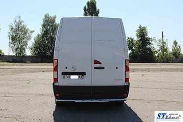 Захист заднього бампера (сходинка) для Renault Master 2010+ (NISSAN NV400 -2010+, Opel Movano-2010+)