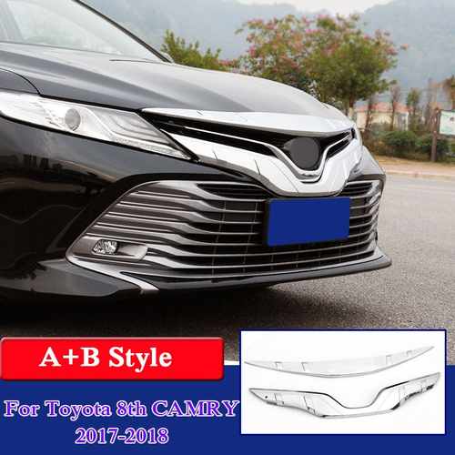 Хром накладка накромку капота для Toyota Camry 70 2018+ Тип B