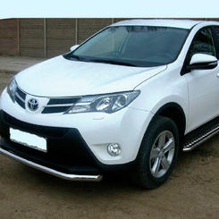Передняя защита для Toyota Rav 4 2013-2016